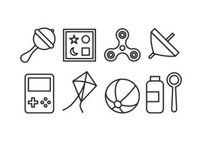 Toys Icon Pack vector