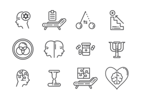 Psychologist Icons Vector