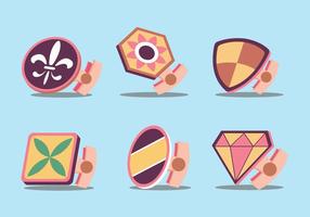 Cufflink Vector Pack