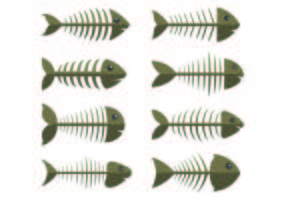 Set Of Fishbone Icons