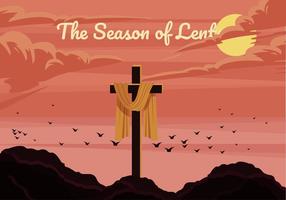 The Season of Lent Vector Illustration