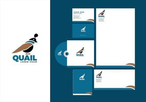 Quail Corporate Identity Template Free Vector