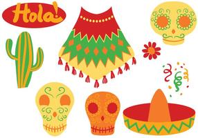 Free Colorful Mexican Vectors