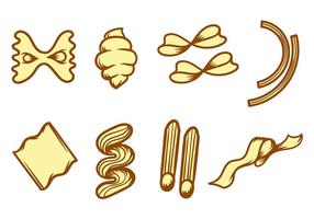 Macaroni Icon Vector