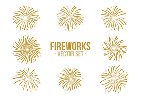 Fireworks White Background vector