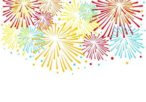 Colorful Fireworks Vector