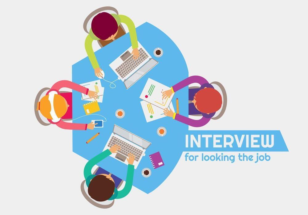 Interview Logo Vector Art, Icons, and Graphics for Free Download