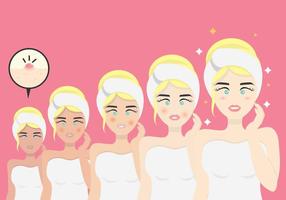 Clean Beauty Process Vector 