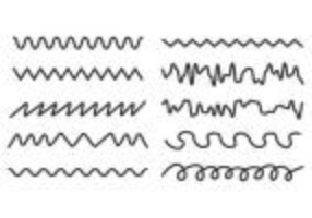 Set Of Squiggle Vector