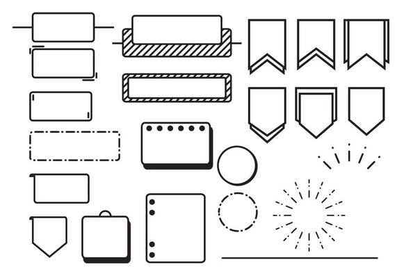 Bullet Journal Vectors 