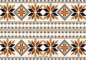 DayakBorneo Style Pattern Background vector