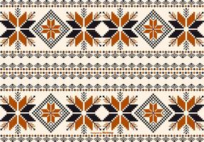 DayakBorneo Style Pattern Background vector