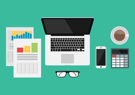 Business Management Tools Illustration