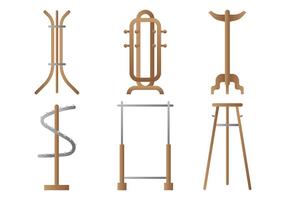 Coat Stand Vector Icons