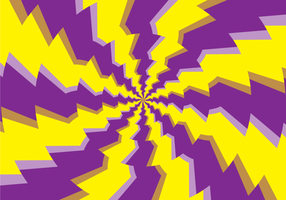 Psychedelic Round Hypnosis Illusion vector