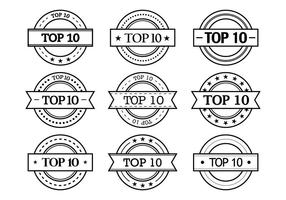Top 10 Label vector