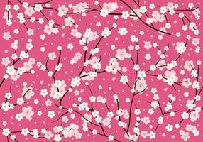 Plum Blossom Seamless Pattern vector