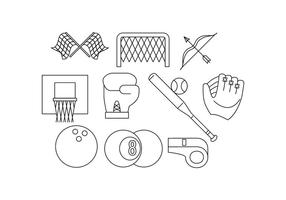 Free Sport Line Icon Vector