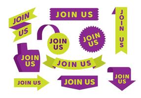 Join Us Template Free Vector