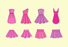 Frilly Dress Vector