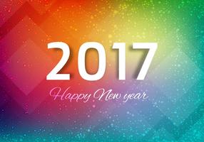 Free Vector New Year 2017 Background