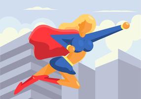 vector de superwoman