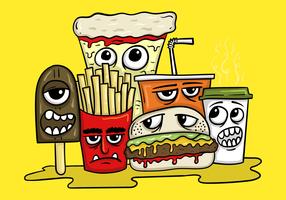 Fast Food Character Vectors