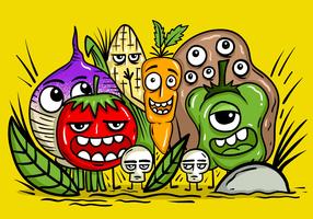 Vegetable Character Vectors 