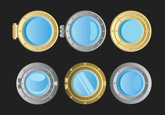 Porthole Vector Set