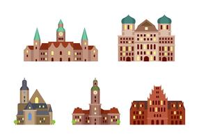 Germany Famous Building vector