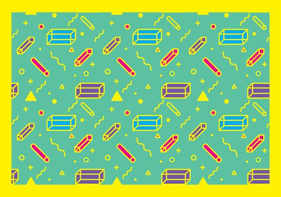 Squiggle Pattern Free Vector