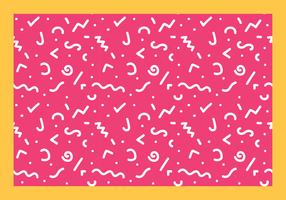 Squiggle Line Seamless Pattern Free Vector