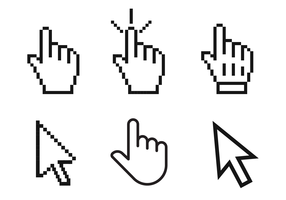 Hand Cursor Icon Click. Hand Click Icon. Finger Pointer Isolated Vector.  Clicker, Pointer Hand Line Icon. Editable Stroke. Pixel Perfect. For Mobile  And Web. Royalty Free SVG, Cliparts, Vectors, and Stock Illustration.
