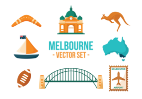 Melbourne Icons Vector