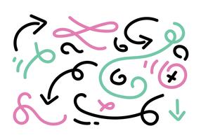 Hand-drawn vector elements