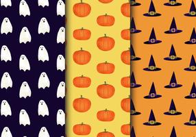 Free Seamless Halloween Patterns vector