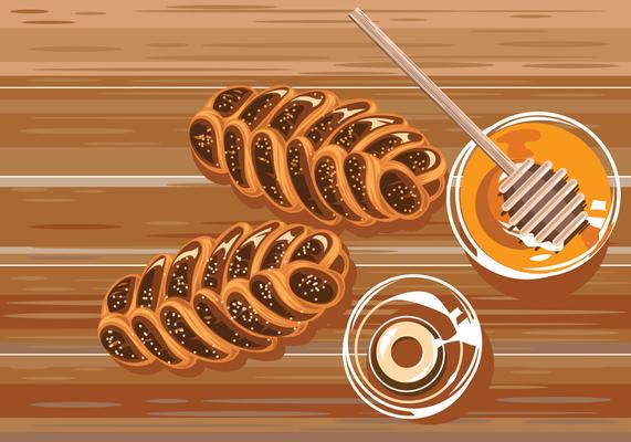 Rosh Hashana or Challa with Sweet Honey