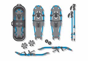 Snow Shoes Vector Pack