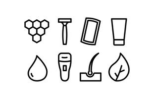 Waxing Icon Pack vector