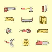 Flat Lumberjack Vectors