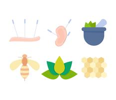 Free Unique Alternative Medicine Vectors