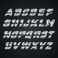 Metal 3D Fonts Vector