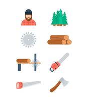 Free Unique Woodcutter Vectors