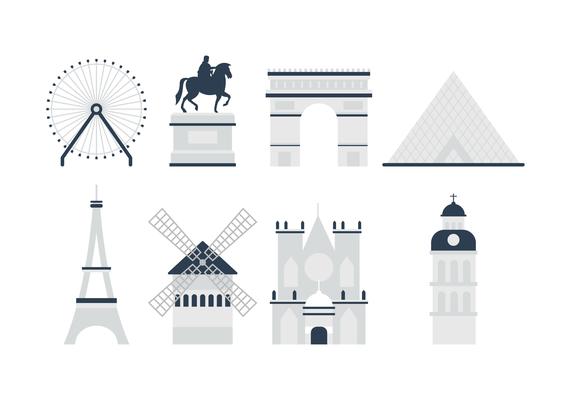 Free France Landmark Vector