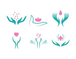 Free Outstanding Healing Hands Vectors