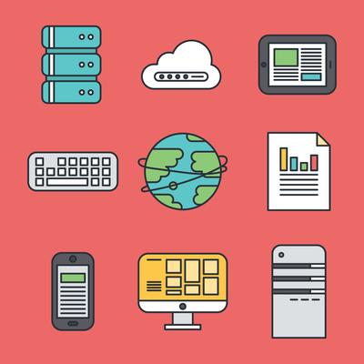 Colorful Internet Icons