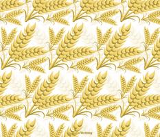 Seamless Vector Wheat Ears Pattern