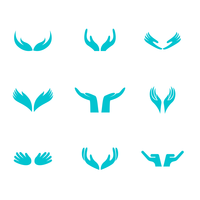 Healing Hands Logo Vector