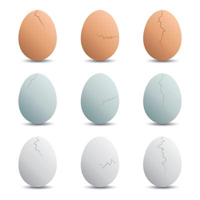 Cracked Egg Vectors 