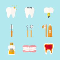 Iconos de vector de dientes gratis